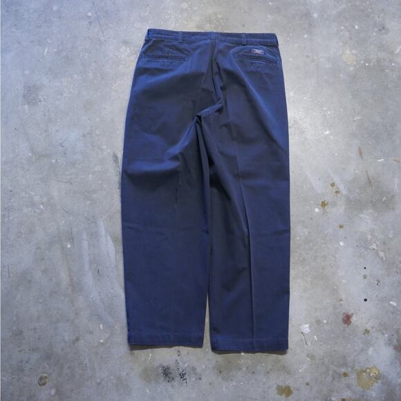 Vintage 90s Polo Ralph Lauren Andrew Pant Chino Navy Pants - Picture 8 of 8
